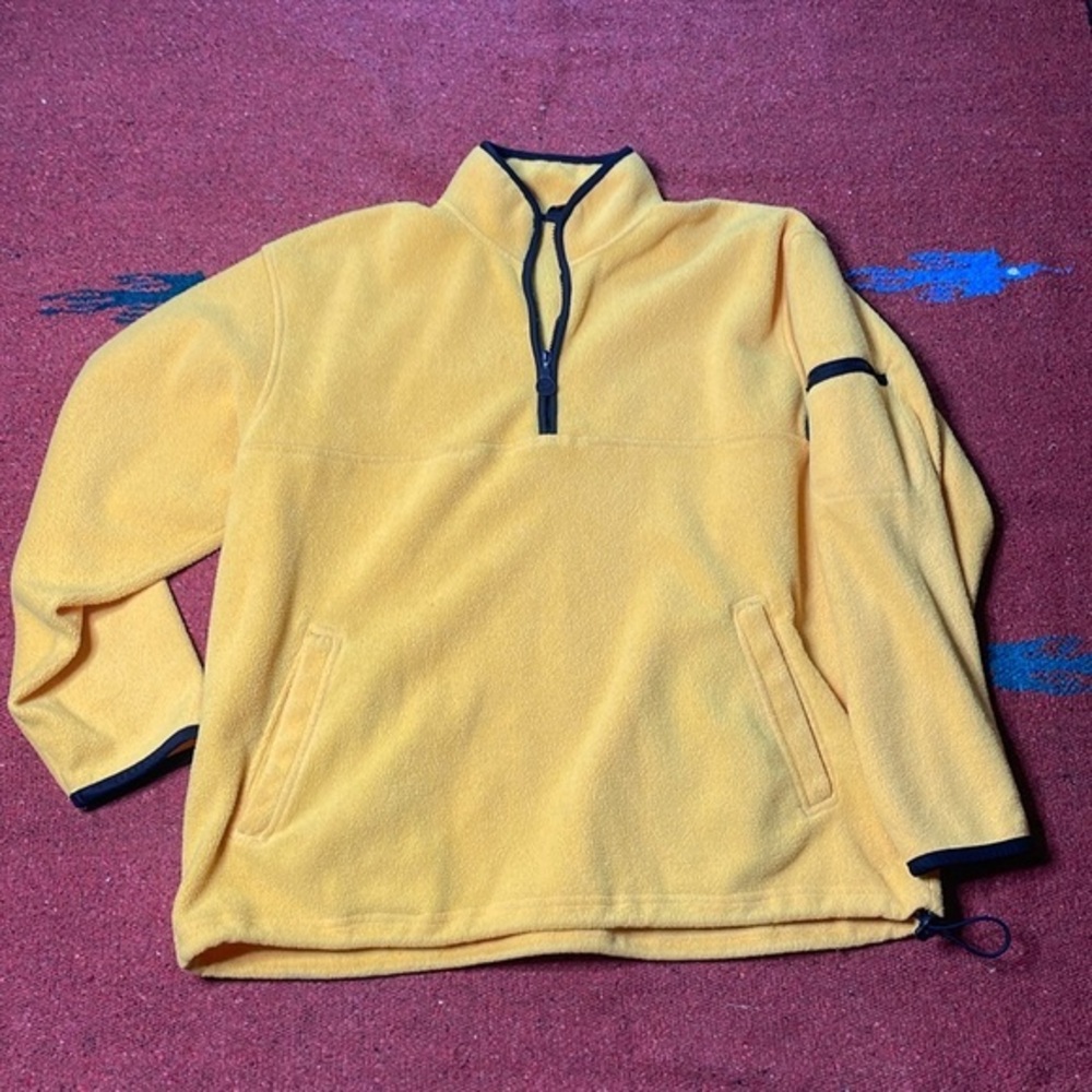 Prospirit Pullover Mustard Yellow Size XL Polyester Jacket Sweater Y2K